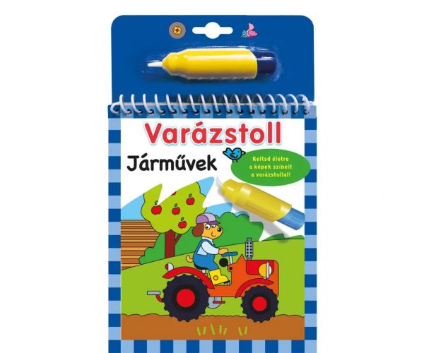 Varázstoll - Járművek kifestő
