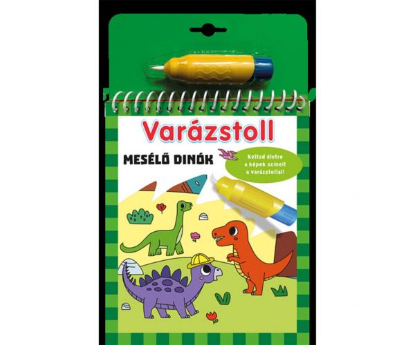 Čarobna olovka: Knjiga bojanki s pričajućim dinosaurima