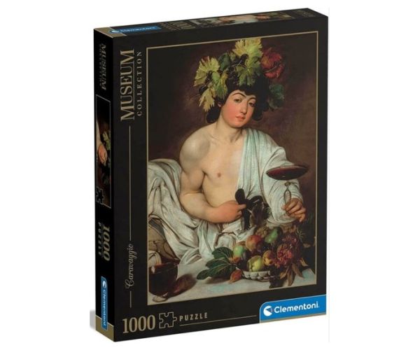 Caravaggio: Bacchus Museum Collection puzzle od 1000kom - Clementoni