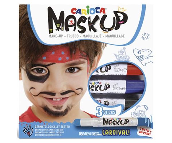 Carioca: Maskup: Gusar boje za lice 3kom