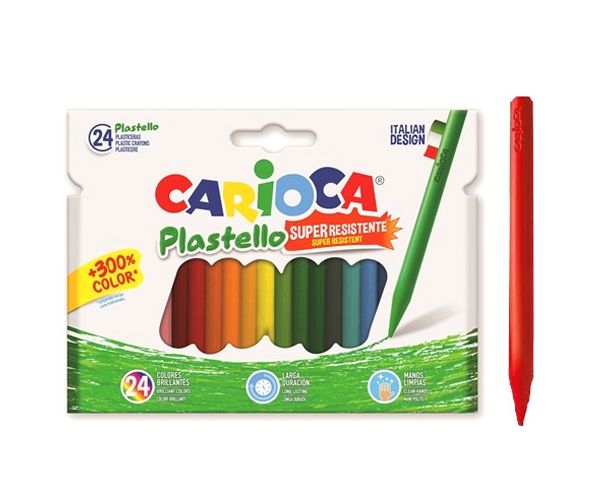 Carioca: Plastello set masnih bojica 24kom