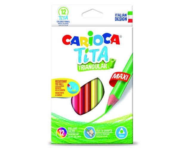 Carioca: Tita maxi trokutaste bojice 12 kom