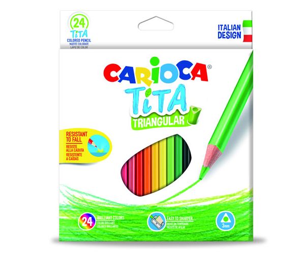 Carioca: Tita trokutaste bojice 24 kom
