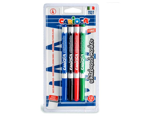 Carioca Whiteboard flomasteri za ploču 2,8mm - 4kom