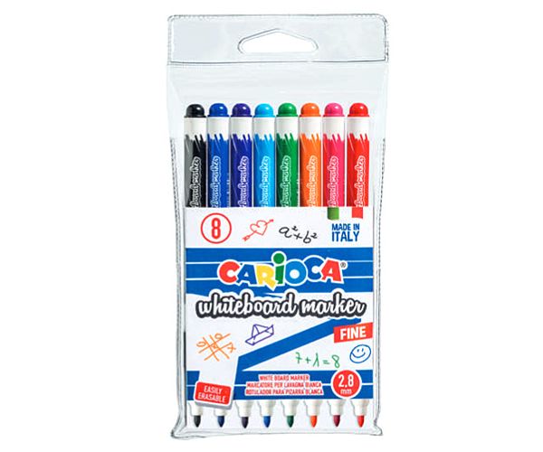 Carioca Whiteboard flomasteri za ploču 2,8mm - 8kom