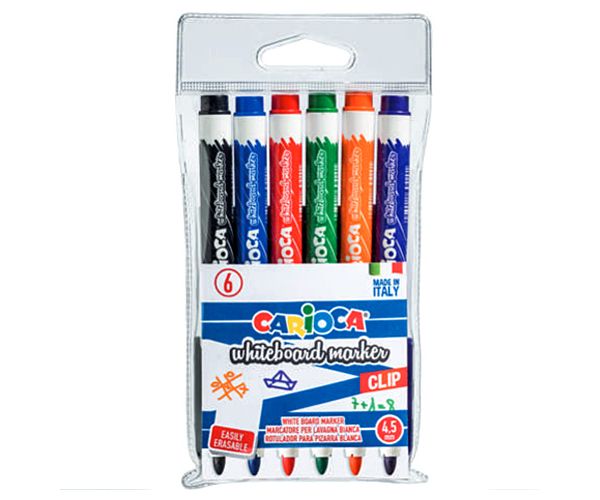 Carioca Whiteboard flomasteri za ploču 4,5mm - 6kom
