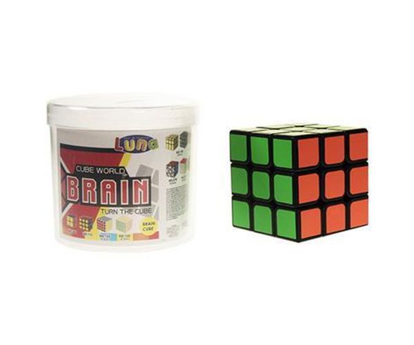 Bűvös kocka 3x3 tároló edényben