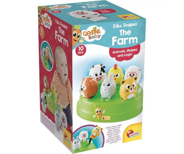 Carotina baby: Farm állatos formaillesztő játék - Lisciani