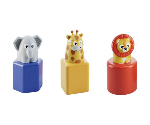 Carotina Baby: Happy Logic Igra prepoznavanja oblika sa životinjama savane - Lisciani