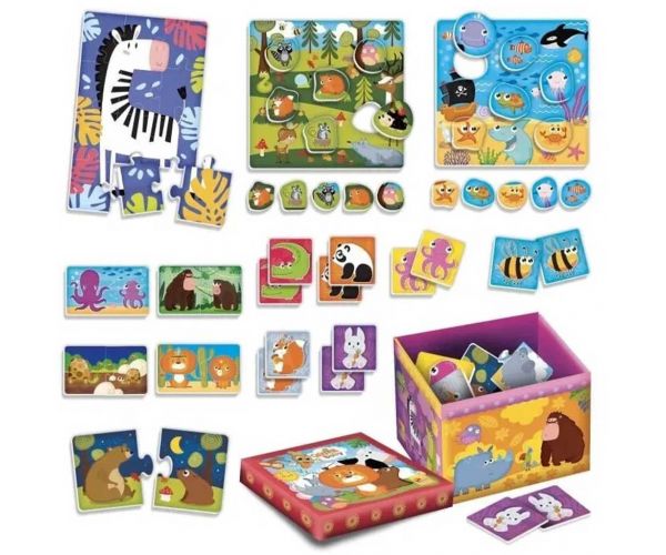 Carotina Baby: Super Box s 10 edukativnih igara - Lisciani