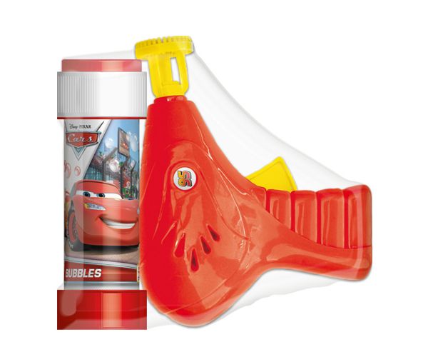 Cars pištolj puhalica balončića sa dodatnom tekućinom od 60 ml