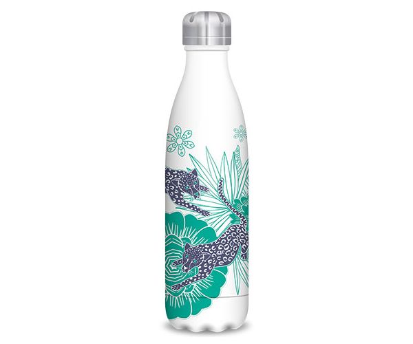 Catalina Estrada bijela leopard metalna boca sa dvostrukom stijenkom 500 ml