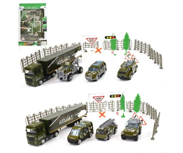 Chariot Die-Cast: Metalni set vojnih vozila s dodacima u dvije verzije