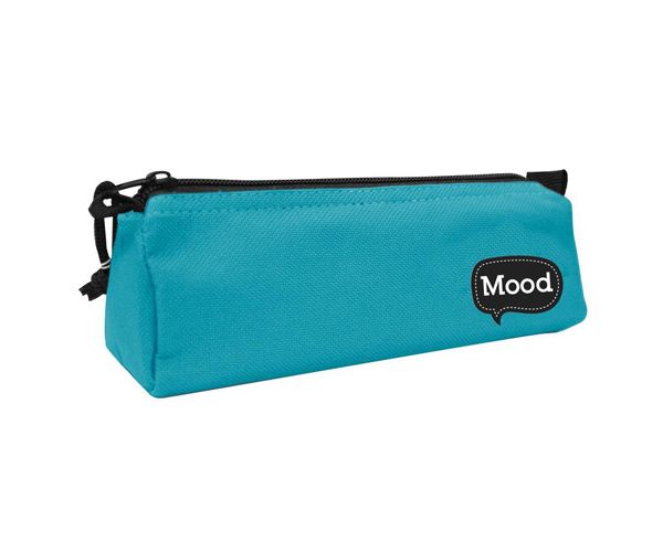 Chrome Mood okrugla plava pernica za olovke 21x7x7cm