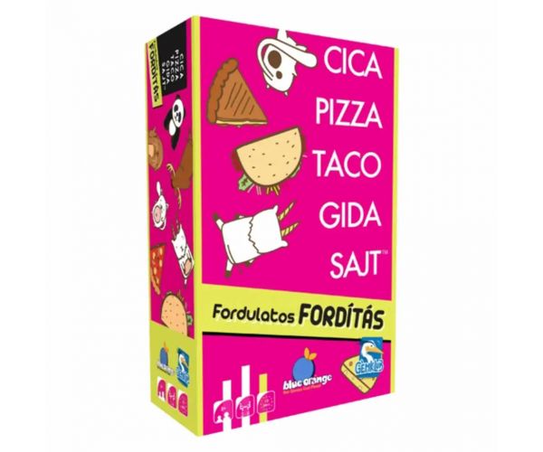 Cica, pizza, taco, gida, sajt - Fordulatos fordulat társasjáték