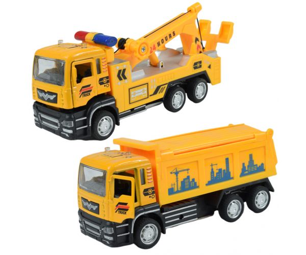City Truck: Građevinski kamion za povlačenje unatrag u dvije verzije 14cm