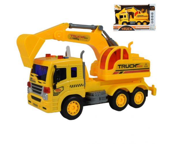 City Truck: Kamion s bagerom, svjetlom i zvukom 1/18