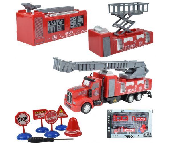 City Truck: Prilagodljivi vatrogasni kamion na kotačima s oznakama 19cm