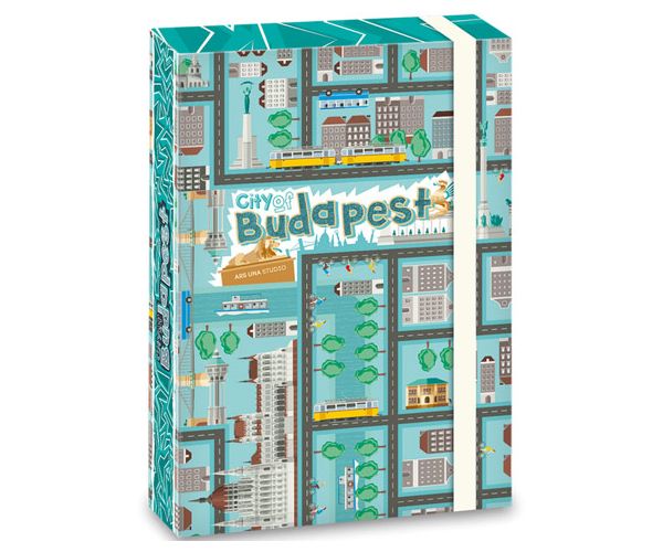 City of Budapest mapa za bilježnice A/5