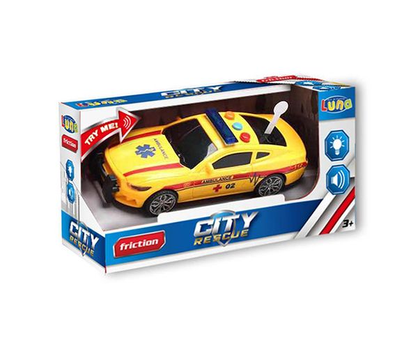 City Rescue Hitna pomoć sa svjetlom i zvukom žute boje
