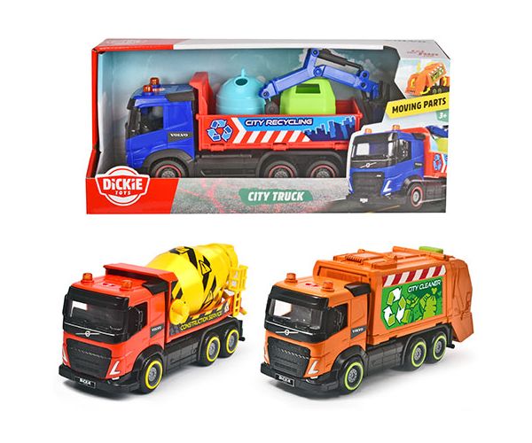 City Truck gradski radni strojevi u tri verzije - Simba Toys