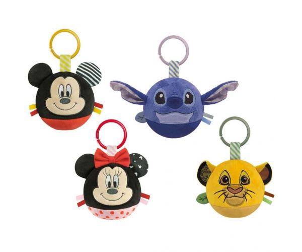 Clementoni Baby: Disney Baby mekane plišane loptice u četiri različite varijante 1 komad
