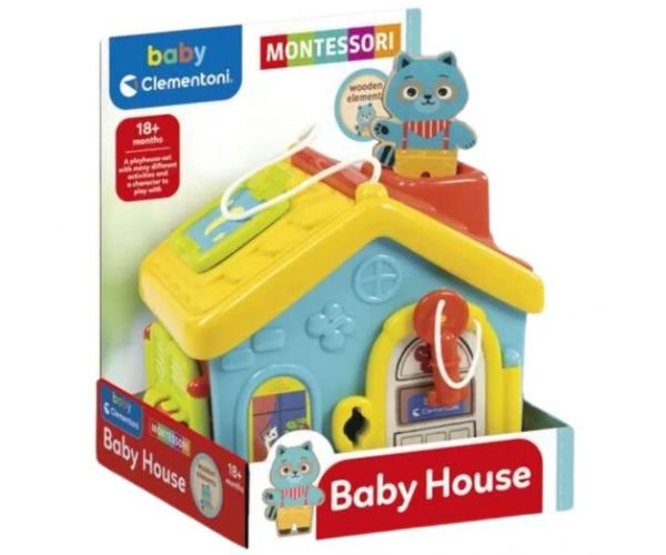 Clementoni Baby: Montessori kućica s ključevima, set za razvoj vještina