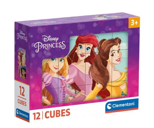 Clementoni: Disney Princeze kocke s pričama, set od 12 komada