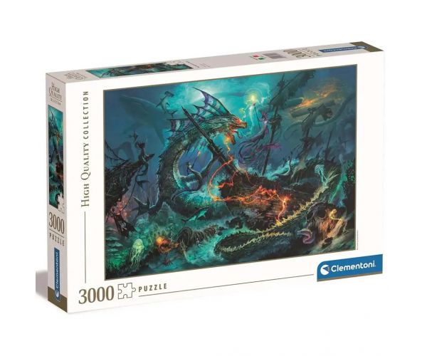 Clementoni: Víz alatti csata 3000db-os puzzle - High Quality Collection