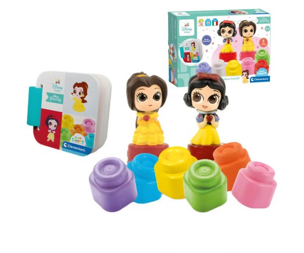 Clemmy: Disney Princess puha építőkockák fejlesztőjáték - Clementoni
