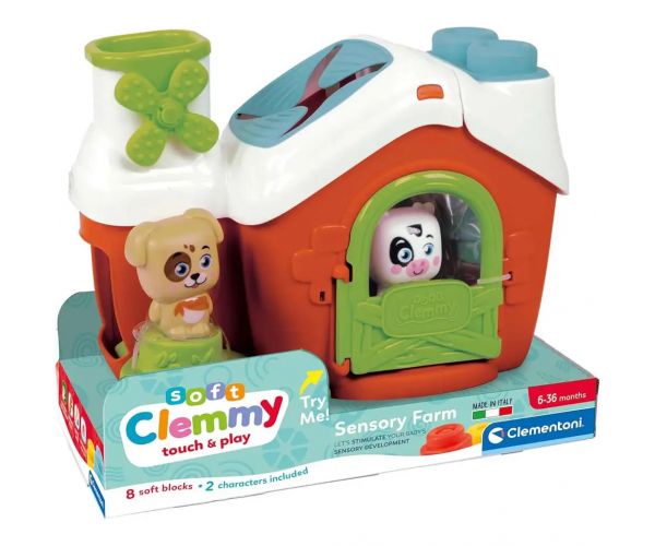 Clemmy: Szenzoros puha farm szett - Clementoni