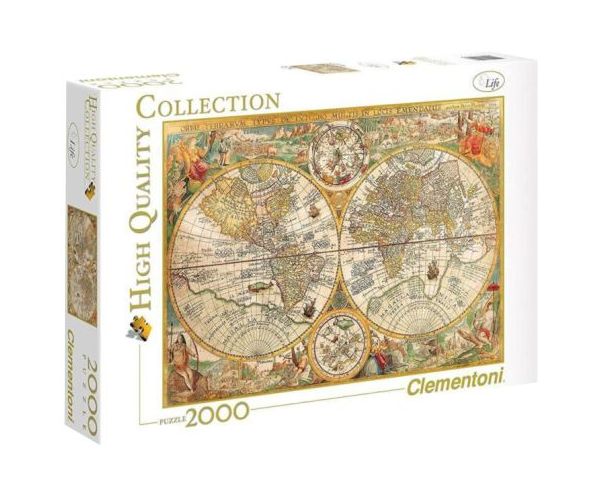 Clementoni: Antička karta puzzle 2000kom - High Quality Collection