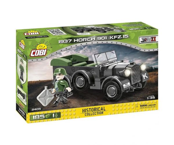 COBI: 1937 Horch 901 kfz.15 katonai jármű építőjáték (2405)