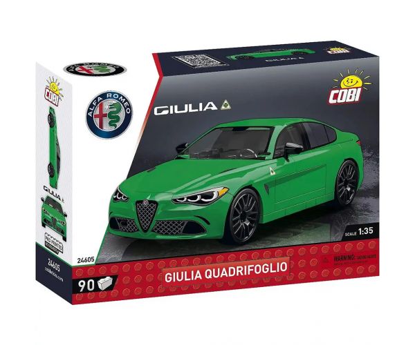 COBI: Alfa Romeo Giulia Quadrifoglio zöld építőjáték (24605)