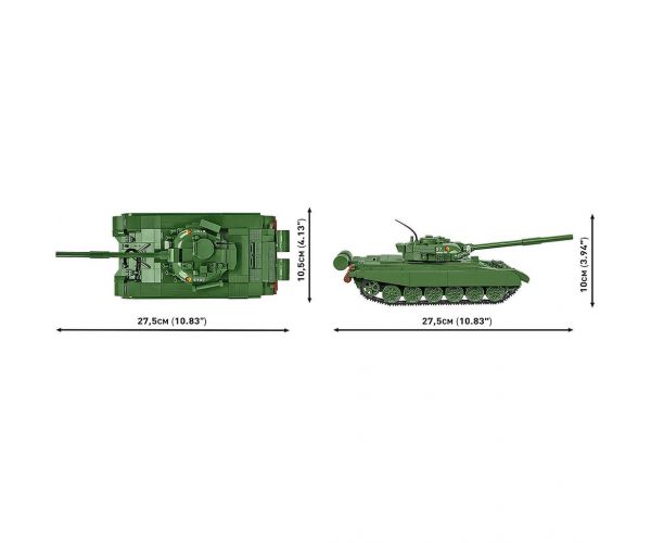 COBI: Armed Forces T-72 (Istočna Njemačka/Sovjetski) igračka za sastavljanje tenka (2625)