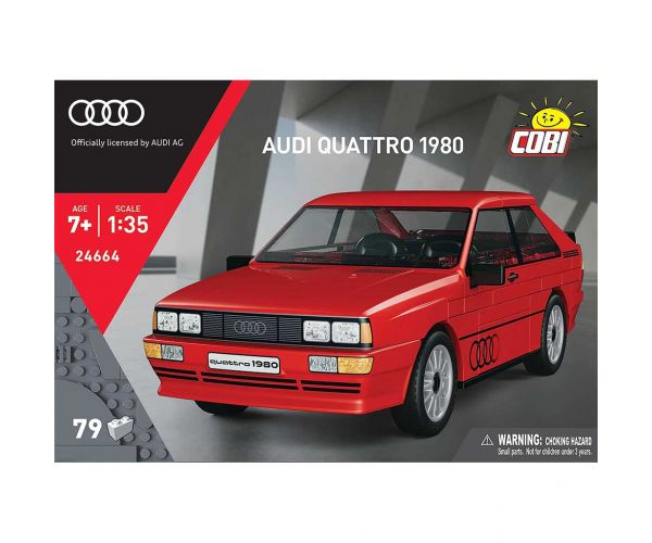 COBI: Audi Quattro 1980 autó építőjáték (24664)