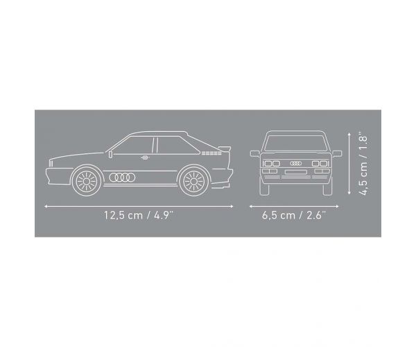 COBI: Audi Quattro 1980 set za sastavljanje automobila (24664)
