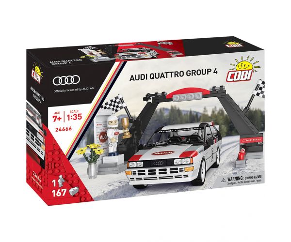COBI: Audi Quattro Group 4 autó építőjáték (24666)