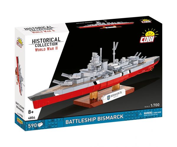COBI: WW II Battleship Bismarck építőjáték (4854)