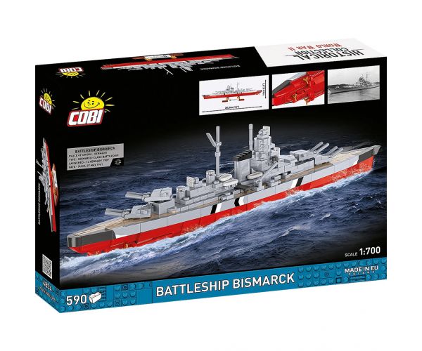 COBI: Bojni brod Bismarck iz II. svjetskog rata - građevni set (4854)