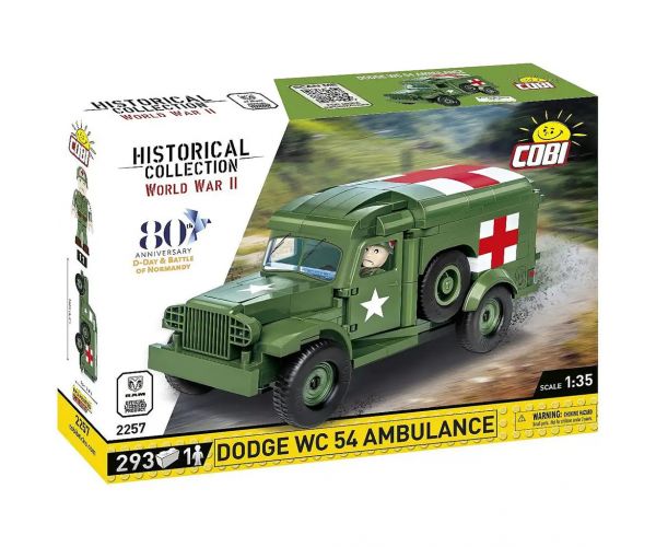 COBI: Dodge WC-54 Ambulance mentőautó építőjáték (2257)