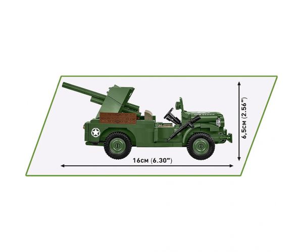 COBI: Drugi svjetski rat 37 mm GMC M6 Fargo građevni set (3116)