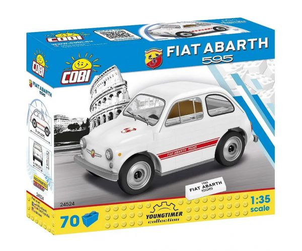 COBI: Fiat Abarth 595 építőjáték (24524)