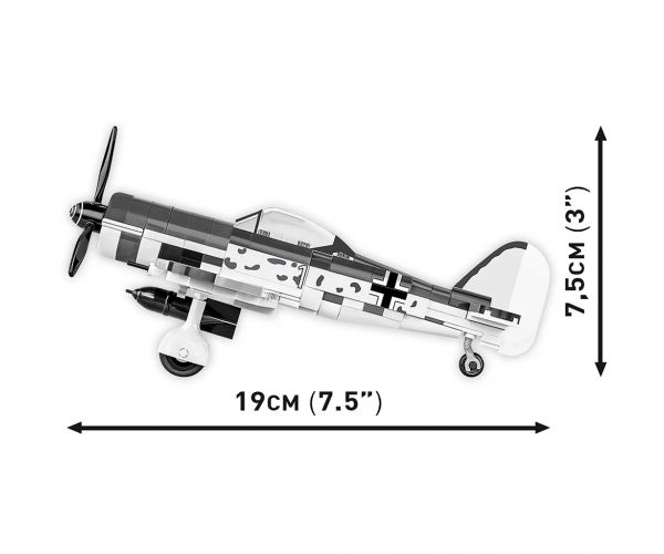 COBI: Focke-Wulf FW 190 F-8 iz Drugog svjetskog rata - set za sastavljanje (5871)