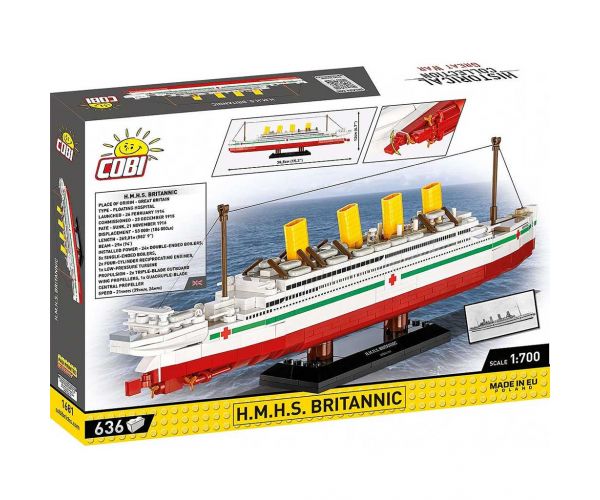 COBI: H.M.H.S. Britannic set za sastavljanje broda (1681)