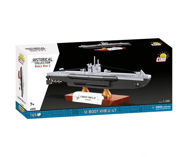 COBI: WW II U-Boot VIIB U-47 építőjáték (4858)