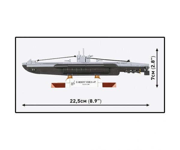 COBI: II. svjetski rat U-Boot VIIB U-47 set za sastavljanje (4858)