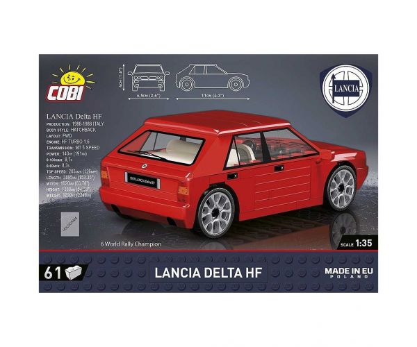 COBI: Lancia Delta HF igračka za sastavljanje automobila (24508)