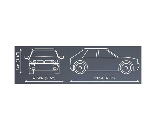 COBI: Lancia Delta HF igračka za sastavljanje automobila (24508)