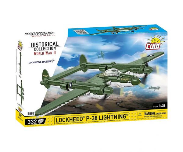 COBI: Lockheed P-38 Lightning repülő építőjáték (5882)
